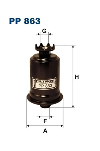 Filtron Filtru Combustibil Mitsubishi Cordia (a21_a, Ab, Ac) 1984-1989 Benzina