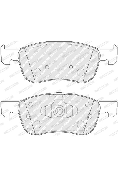 FERODO Brake Pad Set Disc Brake Ford Fiesta 7