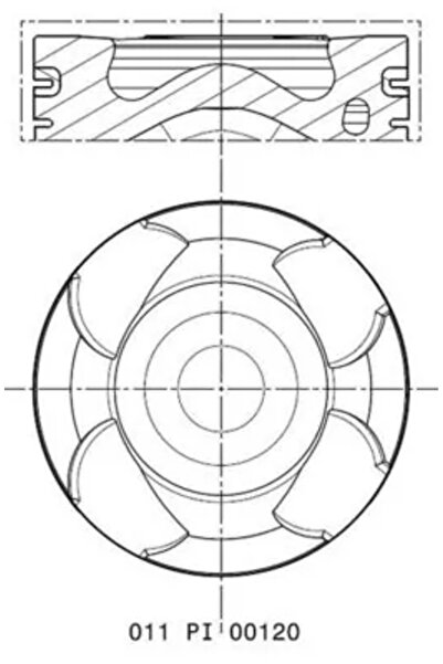 MAHLE Piston Opel Astra J/Astra K/Insignia B Grand Sport Vauxhall Astra Model...
