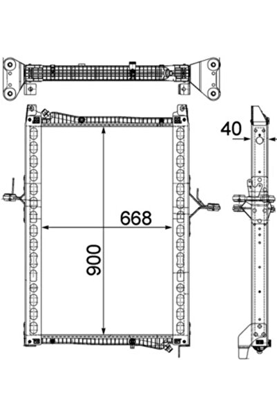 MAHLE Radiator Racire Motor Man Tgl 1/Tgm 1