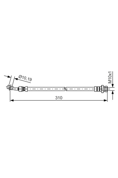 Bosch Спирачен маркуч Kia Cee'D