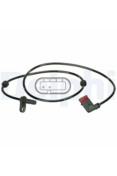 DELPHİ Сензор за скоростта на колелото Mercedes-Benz C-класа Coupe/E-класа