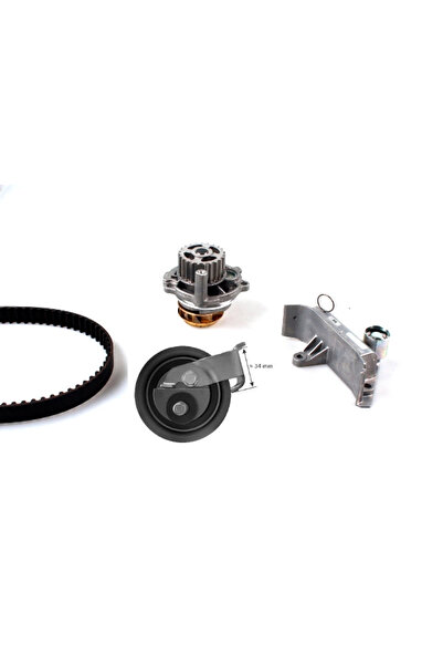 HEPU Set Pompa Apa + Curea Dintata Audi A6 C5