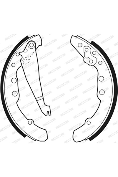 FERODO Set Saboti Frana Audi 100 C2/100 C3/100 C4 Vw Golf 2/Passat B3/B4