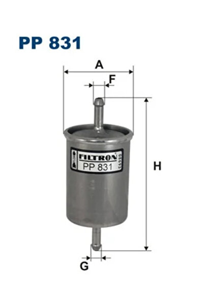 Filtron Fuel Filter Vauxhall Cavalier Mk Iii Hatchback (j89) 1988-1995 Petrol