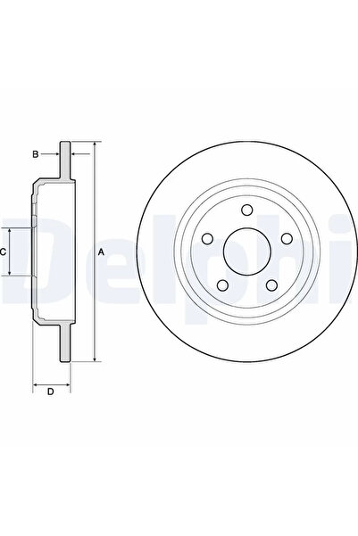 DELPHİ Disc Brake Jeep Grand Cherokee 4/Grand Cherokee Van