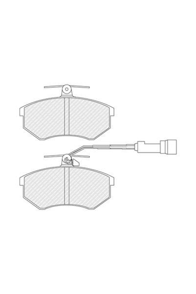 FERODO Set Placute Frana Frana Disc Audi 100 C3/200 C2 Limuzina/200 C3 Limuzina