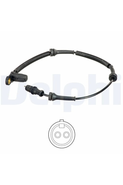 DELPHİ Сензор за скоростта на колелото Renault Master 2 Bus/Master 2 Body/Mas...