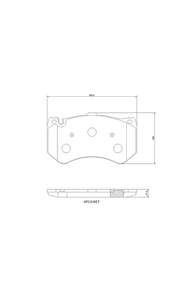 Brembo Set Placute Frana Frana Disc Mercedes-Benz Sls Amg