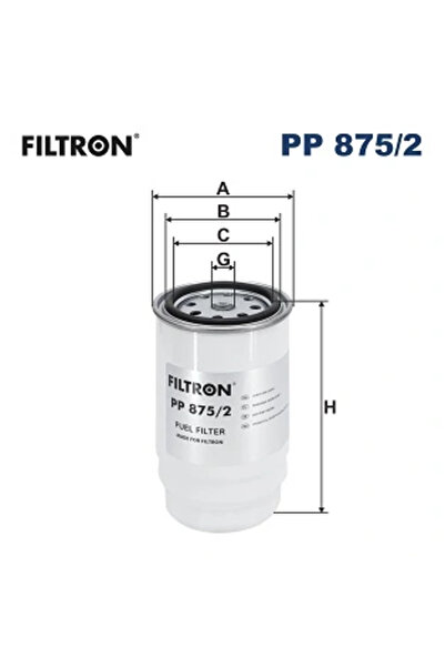 Filtron Filtru Combustibil Hyundai H-1 Travel (tq) 2008-2023 Diesel