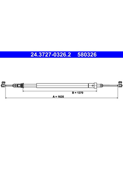 Ate Cablu Frana De Parcare Citroen Xsara 1997-2005