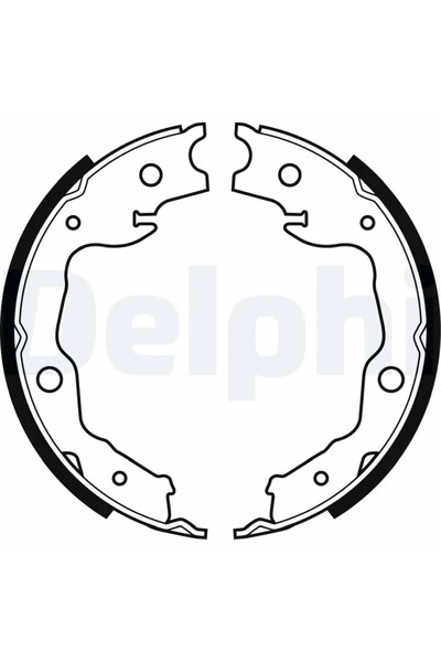 DELPHİ Set Saboti Frana Nissan 10-Trail 2/Cube/Juke Renault Koleos 1