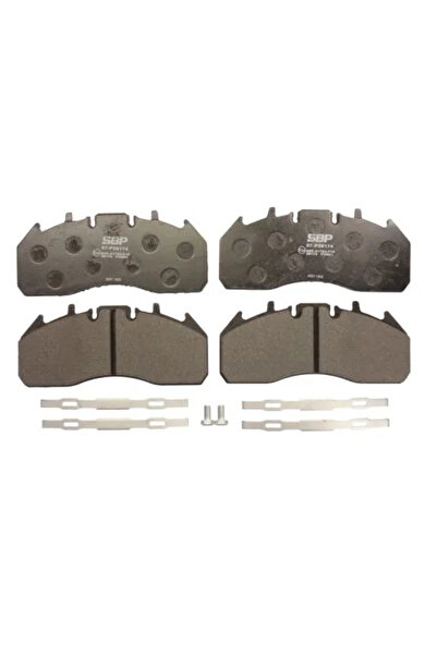 SBP Комплект спирачни накладки за дискови спирачки на преден мост Volvo Fe 2/...
