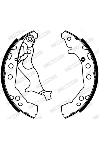 FERODO Set Saboti Frana Suzuki Celerio