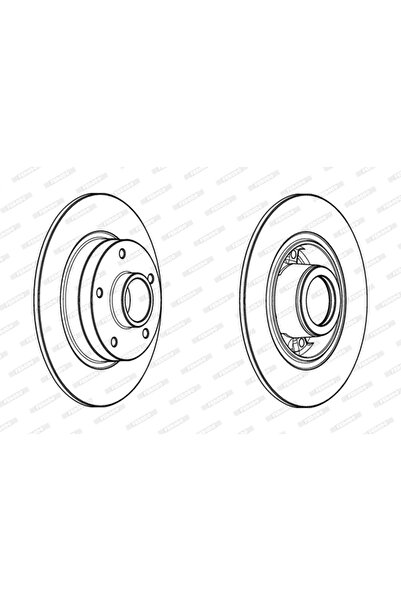 FERODO Disc frana RENAULT MEGANE IV Grand Coupe 2016-2024