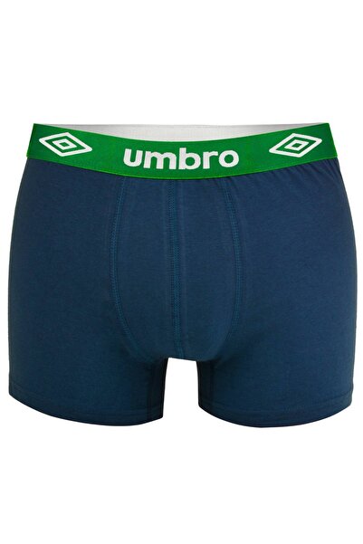 UMBRO Men's Cotton Boxers, Logo, Multicolor, set of 4 pieces.