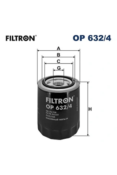 Filtron Filtru Ulei Hyundai Galloper 1/Galloper 2/H-1 / Starex Bus Kia Bongo ...