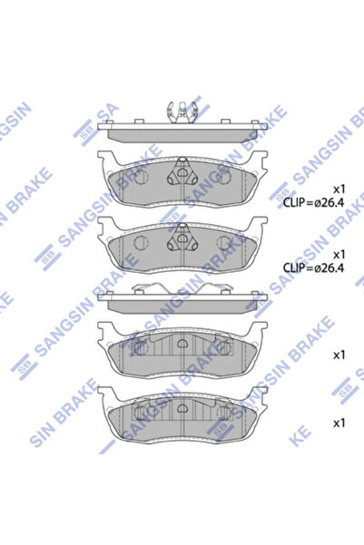 Hİ-Q Комплект спирачни накладки за дискови спирачки Infiniti QX56 Nissan Nava...