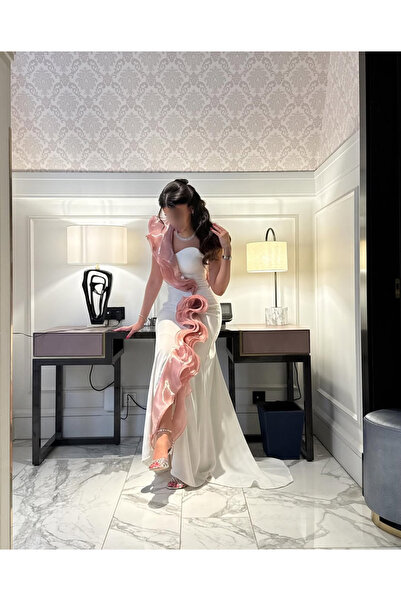 GOLDEN1 Soft Dress White