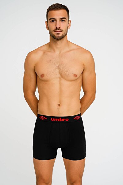 UMBRO Men's Cotton Boxers, Logo, Multicolor, set of 10 pieces.