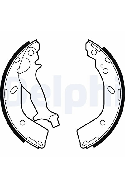 DELPHİ Комплект спирачни челюсти Hyundai Getz Nissan Leaf