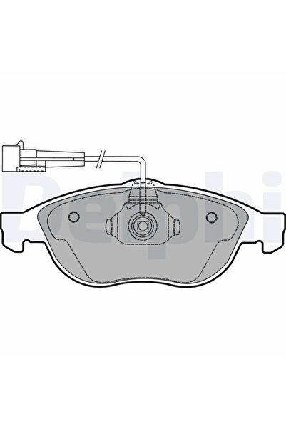 DELPHİ Комплект накладки дискови спирачки Alfa Romeo 145/146/147 Fiat Punto