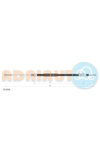 Adriauto Cablu Frana De Parcare Spate Dreapta Bmw 5