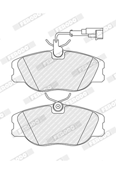 FERODO Disc Brake Pad Set Alfa Romeo 155/Gtv/Spider Lancia Dedra/Delta 1/Kappa