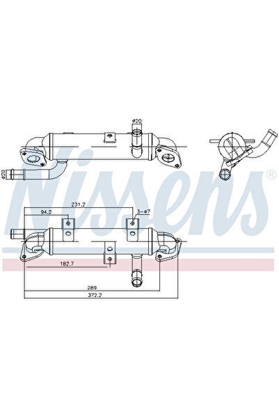 Nissens Radiator Recirculare Gaze De Esapament Ford Galaxy 1/Galaxy Model 1 V...