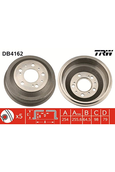 TRW Brake Drum Citroen Jumper 1 Bus/Jumper 1 Body/Jumper 1 Platform/Chassis F...