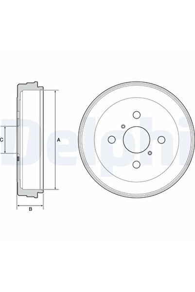 DELPHİ Tambur Frana Toyota Yaris