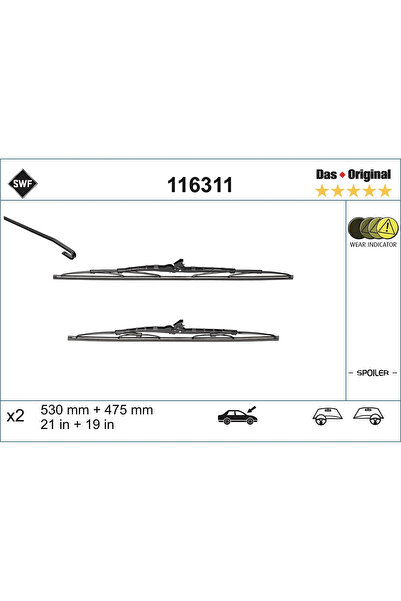 SWF Lamela Stergator Fata Alfa Romeo 155 Nissan Maxima 3