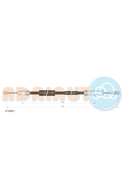 Adriauto Cablu Frana De Parcare Spate Stanga Mercedes-Benz Viano/Vito / Mixto...