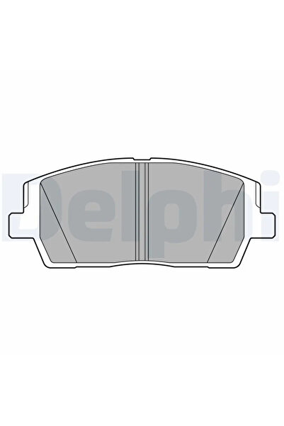 DELPHİ Комплект накладки за дискови спирачки Hyundai Santa Fe 4 Kia ​​Sorento 3