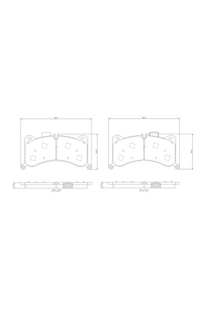 Brembo Set Placute Frana Frana Disc Audi E-Tron