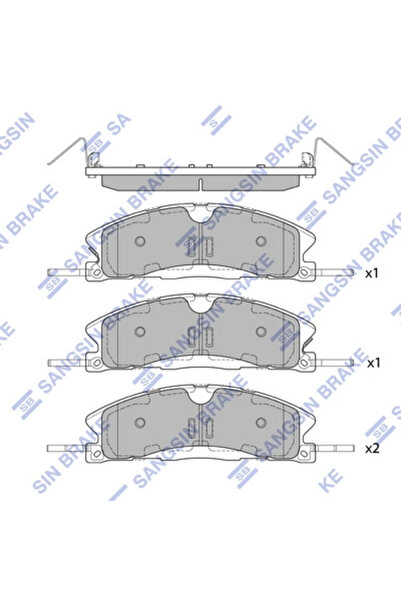 Hİ-Q Set Placute Frana Frana Disc Punte Fata Ford Usa Explorer/Taurus Lincoln...