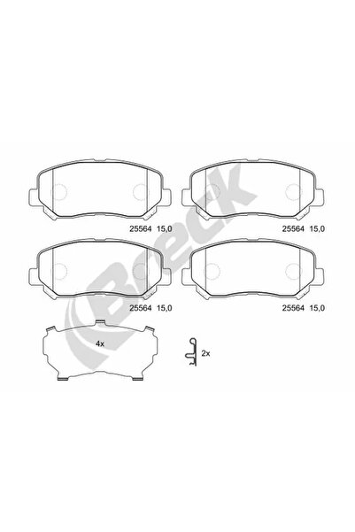 BRECK Set Placute Frana Frana Disc Mazda Cx-5 2011-2022
