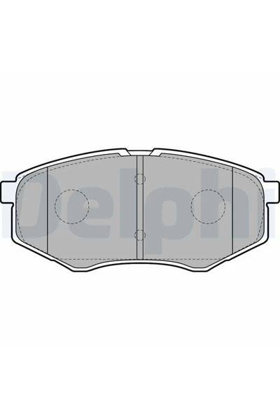 DELPHİ Set Placute Frana Frana Disc Hyundai Sonata 6/Sonata 7/IX20 Kia Soul 2