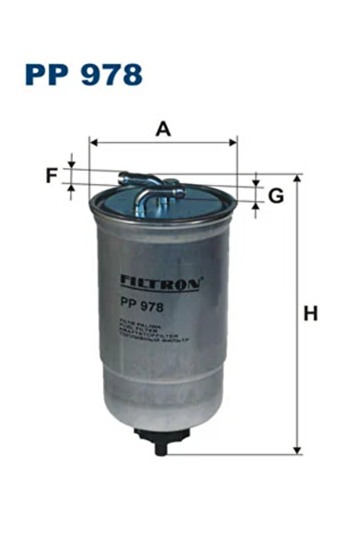 Filtron Filtru Combustibil Honda Accord Vii (cl, Cn) 2004-2008 Diesel