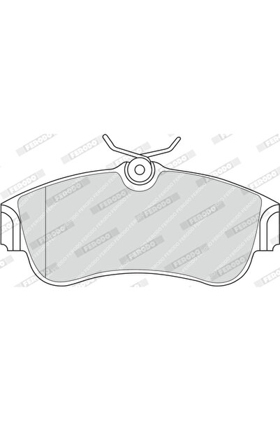 FERODO Комплект спирачни накладки за дискови спирачки Nissan Almera 2/Primera