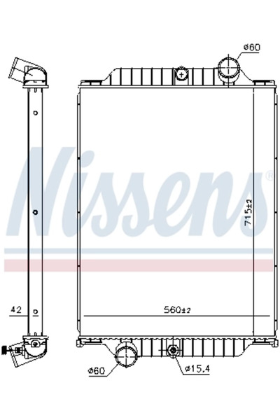 Nissens Radiator Racire Motor Volvo Fl