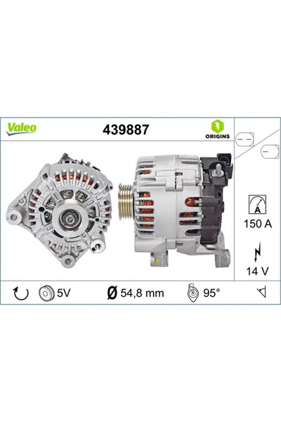 VALEO Generator / Alternator Toyota Auris/Avensis/Rav 4 4