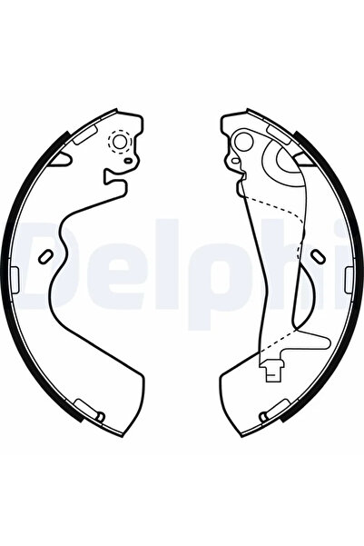 DELPHİ Комплект спирачни челюсти Hyundai Galloper 1/Galloper 2/H-1 / Starex B...