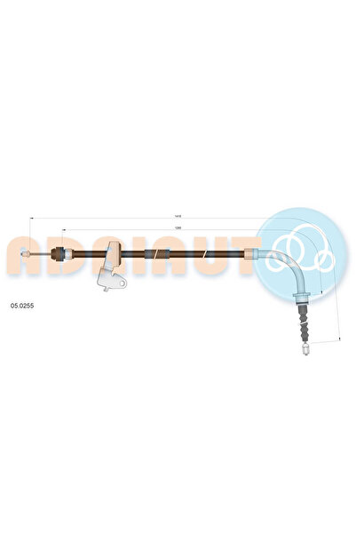 Adriauto Cablu Frana De Parcare Spate Dreapta Mini Mini