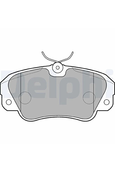 DELPHİ Brake Pad Set Disc Brake Opel Omega A/Omega B/Senator B Vauxhall Carlt...