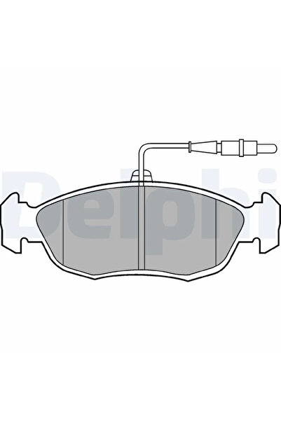 DELPHİ Комплект накладки дискови спирачки Citroen Saxo/Xsara Peugeot 106 1/10...