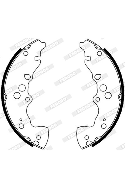 FERODO Brake Shoe Set Suzuki Grand Vitara 1