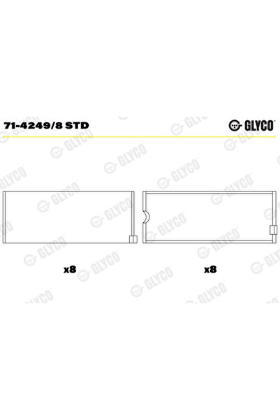 GLYCO Cuzineti Biela Scania 2 - Series/4 - Series