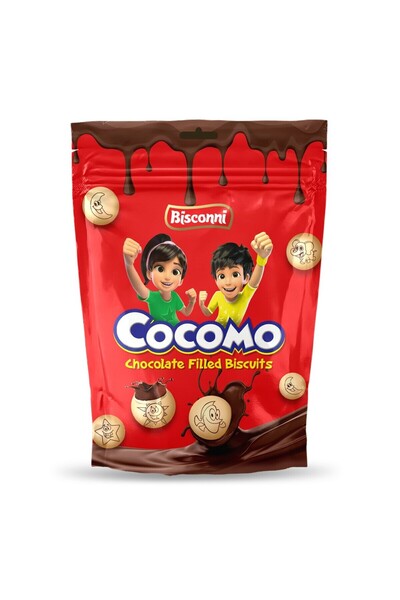 Bisconni شوكولاتة كوكومو 100 جرام × 1 كيس قائم × 12
