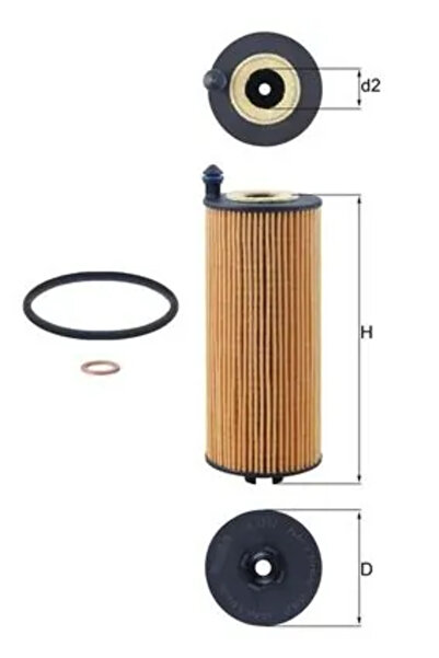 KNECHT Маслен филтър BMW 2 чаши/3/4